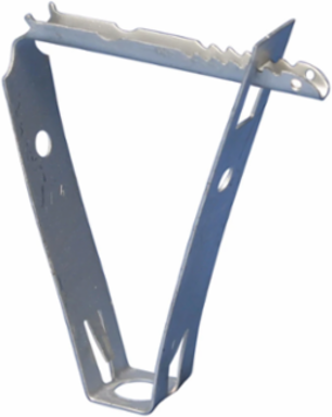 Trapezoidal Deck Hanger, Spring Steel, 14 mm Unthreaded Hole