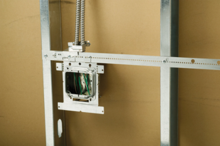 Electrical Box Mounting Strap, 24" Max Stud Spacing