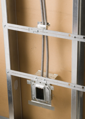 Electrical Box Mounting Strap, 24" Max Stud Spacing