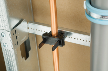Telescoping box bracket 11"–18" stud space 1 1/2" 2 1/8" box depth