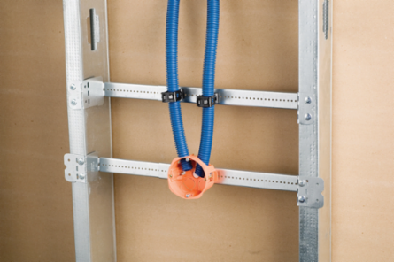 Telescoping box bracket 11"–18" stud space 1 1/2" 2 1/8" box depth