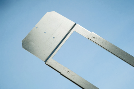 Telescoping rigid box support, 16"–24" stud spacing