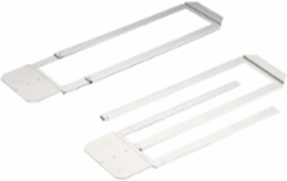 Telescoping rigid box support, 16"–24" stud spacing