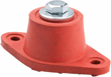 Rubber Mount, Double Deflect, 400 Lbs