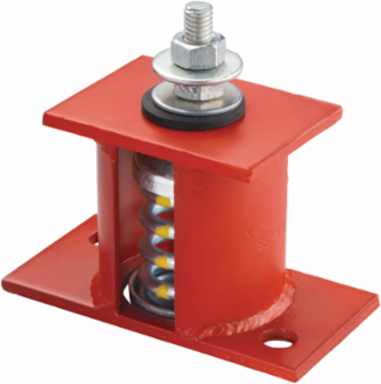 Housed Spring Mount, 1"Deflect, 50 Lbs