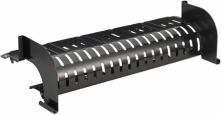 Wire Basket Tray Waterfall, 20", Black, Electrogalvanized