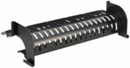 Wire Basket Tray Waterfall, 20", Black, Electrogalvanized