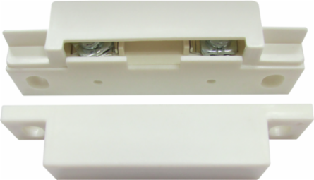 Magnetic contact, surface, SPST, white 15/16" (23mm) gap