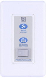 WALL CONTROL FOR CP48D, CP56D, CP60D, CP48DW, CP56DW AND CP60DW DC INDUSTRIAL FANS ONLY