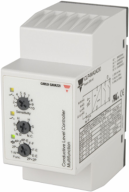 Conductive Level Controller, Sensitivity 250 Ohm-500 Kohm, IP20, 2 x SPST Output