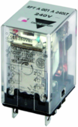 Industrial Electromechanical Relay, 16A 250VAC/28VDC, 24VAC Coil, DPDT