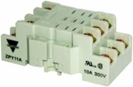Socket for RPY Relay, 3PDT, 10A, 11 Poles, 40mm Width, 67.5mm Height