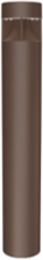 Flat Top Bollard, Selectable 15W-20W-25W, 50-60Hz, 120-277V Universal, Selectable 3000, 4000, & 5000K, Selectable Dusk-to-Dawn via Button-type-photocontrol, Up to 2,412 Lms.
