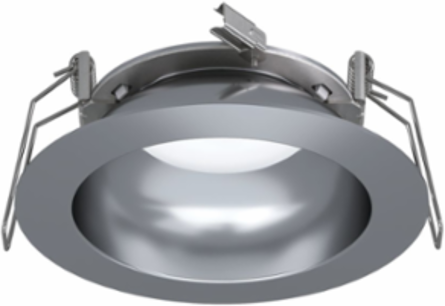 4-inch Round Reflector, Wide Shallow, Specular Clear