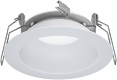 4-inch Round Reflector, Wide Shallow, Matte White