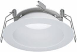 4-inch Round Reflector, Wide Shallow, Matte White
