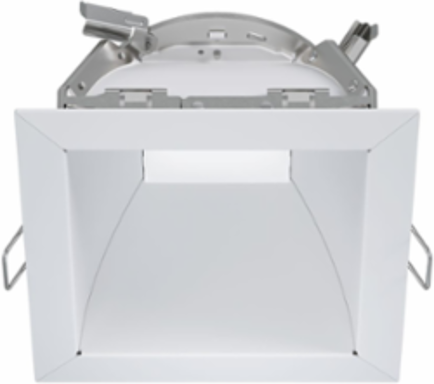 4-inch Square Reflector, Medium Distribution, Matte White