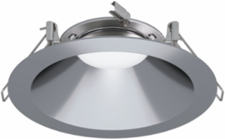 6-inch Round Reflector, Wide Shallow, Specular Clear