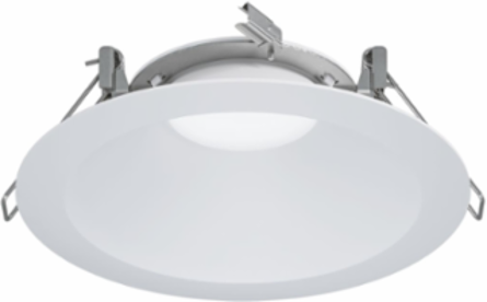 6-inch Round Reflector, Wide Shallow, Matte White