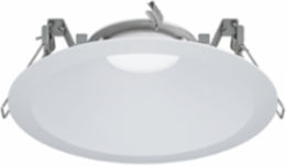 8-inch Round Reflector, Wide Shallow, Matte White
