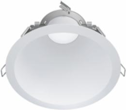 8-inch Round Reflector, Medium Distribution, Matte White