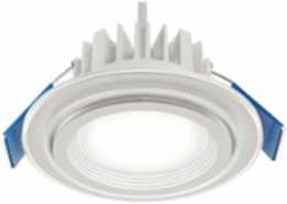 4" RL Dual Zone Smart Wi-Fi(R) Recessed Baffle Canless LED Downlight Connected by WiZ Pro, 120V 60Hz, wireless dimming to 5%, Matte White.