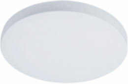14" Round Surface Mount LED Downlight, lumen selectable, 90+ CRI, Field selectable until 5000K, Matte White.