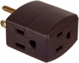 Three Outlet Cube Tap