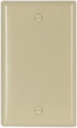 Eaton thermoset blank wallplate