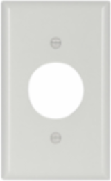 Eaton thermoset single receptacle wallplate