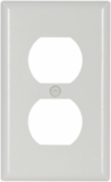 Eaton thermoset duplex receptacle wallplate