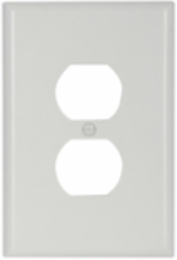 Eaton thermoset duplex receptacle wallplate