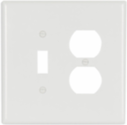 Eaton thermoset combination wallplate