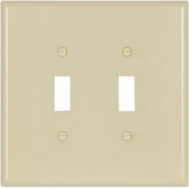 Eaton thermoset toggle switch wallplate
