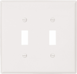 Eaton thermoset toggle switch wallplate