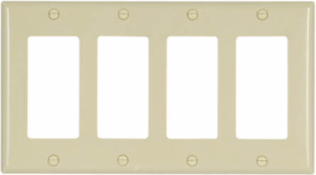 Eaton thermoset decorator wallplate