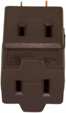 Three Outlet Cube Tap