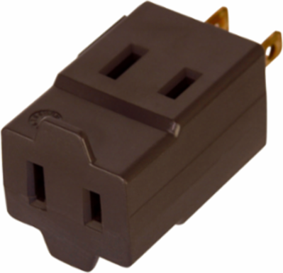 Three Outlet Cube Tap