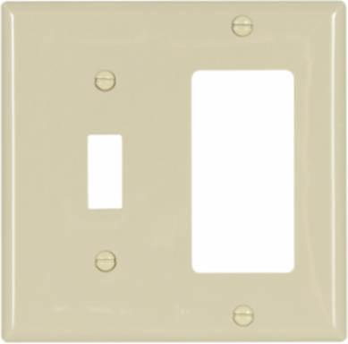 Eaton nylon combination wallplate