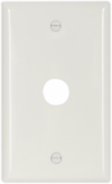Eaton nylon telephone and coaxial wallplate