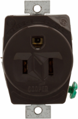 Panel Mount Single Receptacle
