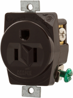 Panel Mount Single Receptacle