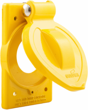 Eaton single receptacle cover