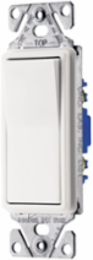 SWITCH DECO 3WAY 15A 120/277V WH CAN