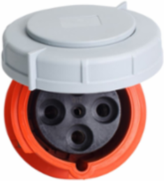 Eaton Arrow Hart pin and sleeve connector — Voltage Rating: 125/250 V, Amperage Rating: 100A, Allowable Wire Size: #4 -1/0 AWG, #12 - #16 AWG (pilot), Number Of Wires: Grounding 4 Four-wire