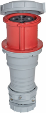 Pin and Sleeve Connector, IEC 60309, 100/125A, 3-Phase 380-415 V, 3-Pole 4-Wire, IP69K