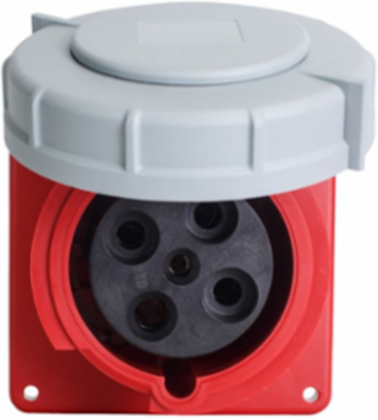 Eaton Arrow Hart pin and sleeve receptacle — Voltage Rating: 480 V, Amperage Rating: 60A, Number Of Wires: Grounding 4