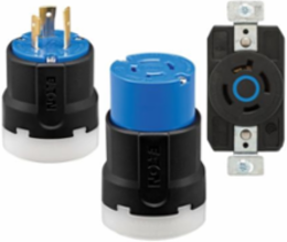 CCL RECP 20A 250V 2P3W BL&BK