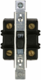 Manual Motor Controller, 40A, 600 V, Two-Pole, Single-Phase, Open, Black