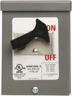 Maintained, Glass-filled nylon, NEMA 3R, Two-pole, Single-phase, Two-pole, single-phase, Side wired box lug, Single-throw, 600 Vac, #14-4 AWG, Side